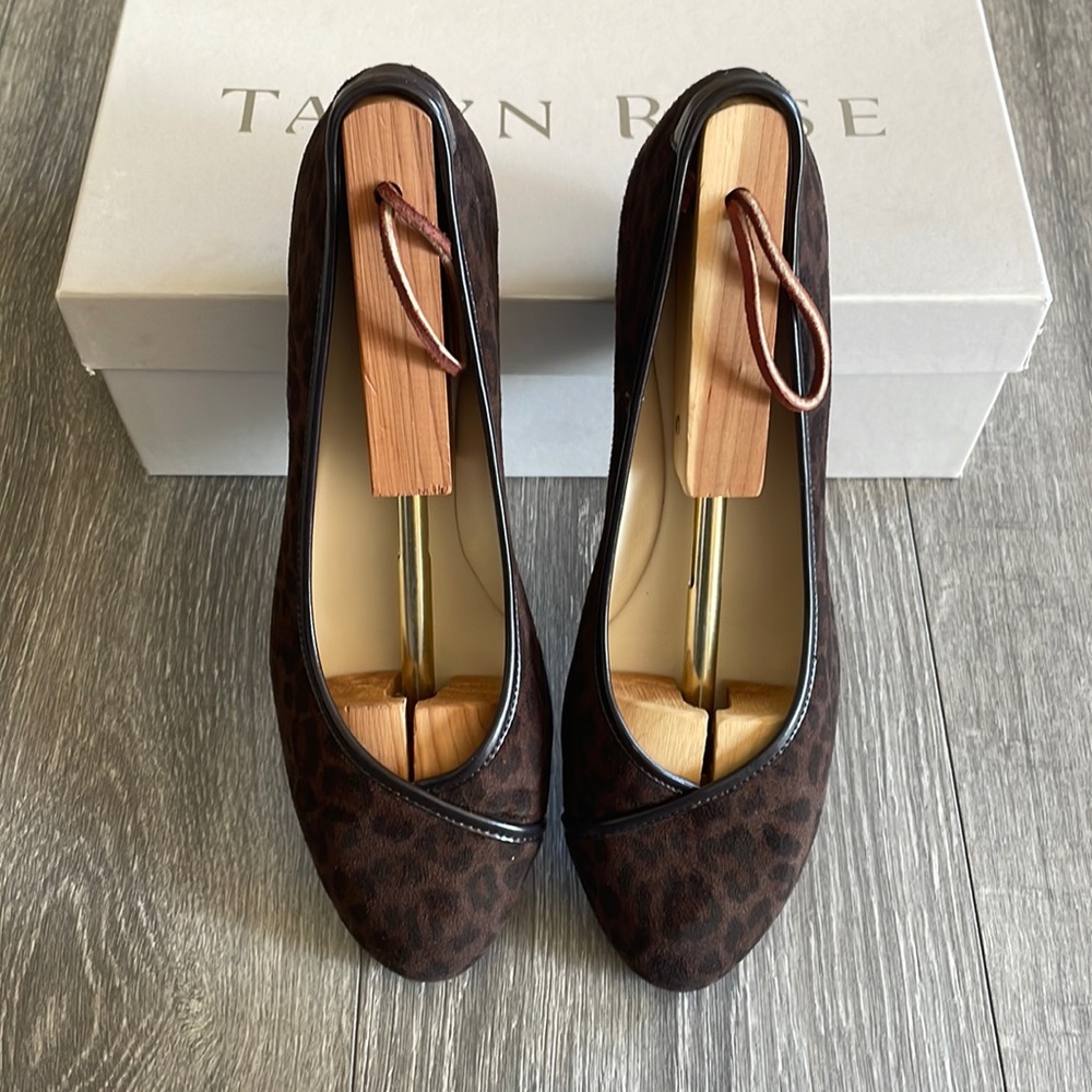 Taryn Rose Felicity Flat in Dark Brown